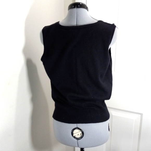 East 5th/Chico Sz Sm Black & Pink Vest Top - Picture 4 of 5